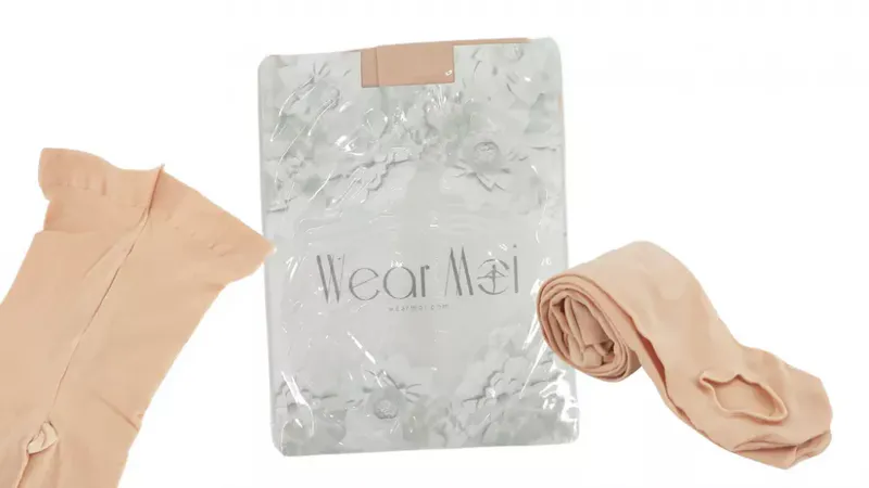 Tan - Wear Moi convertible tights.