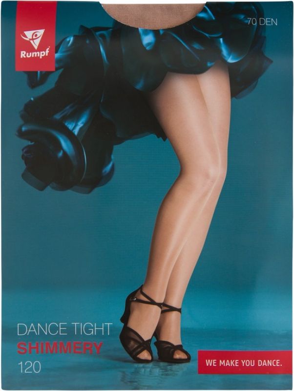 Shimmery tights med hel fot